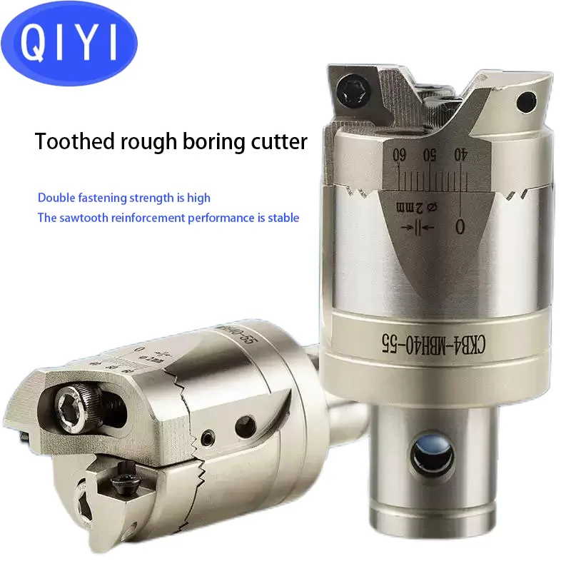 

Rough Boring Cutter Cnc Adjustable Double-Edge Rough Boring Cutter Sawtooth Reinforced CNC Small Hole Rough Boring Head