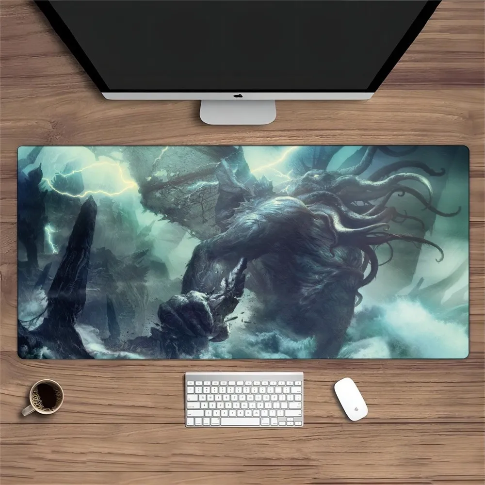 Cthulhu Mousepad Mouse Pad Gamer HD Print Computer Mouse Mat Office Rubber Keyboard Mat