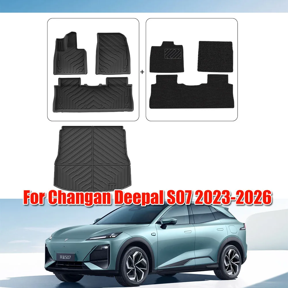

TPE Floor Mat For Changan Deepal S07 2023-2026 Auto Interior Duty Waterproof Non-slip Carpets Protector Foot Tools