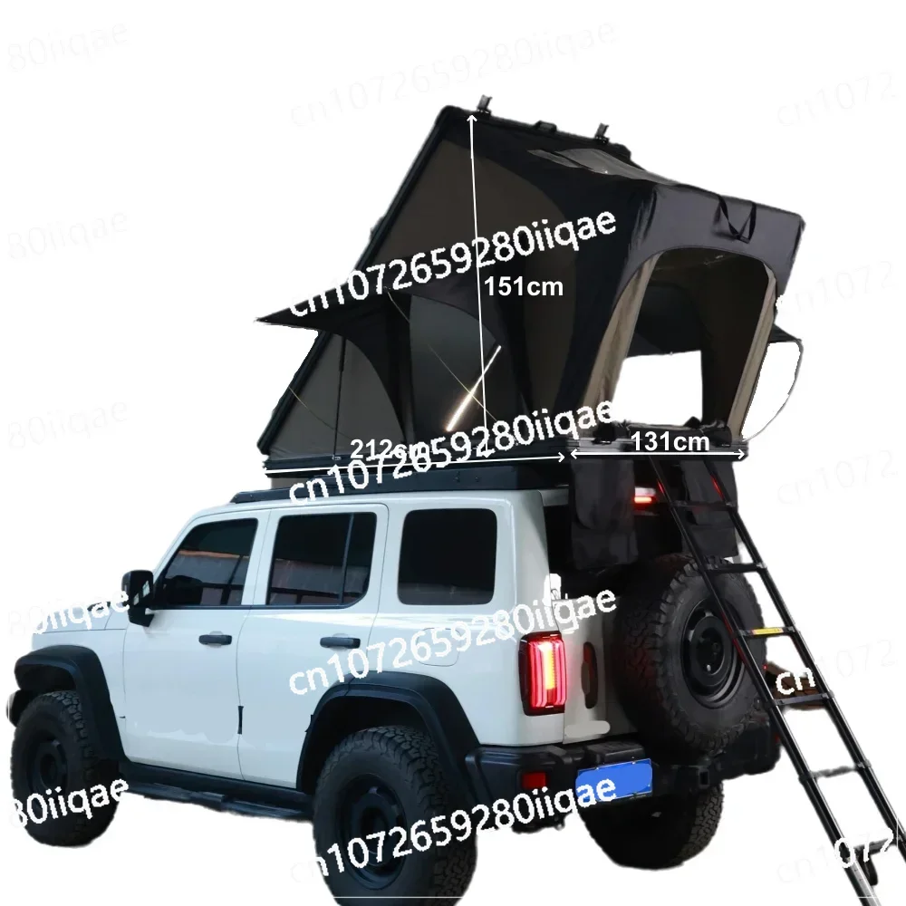 4 Person Rooftop Tent Hard Shell Aluminum Tent Box Rooftop Car Roof Top