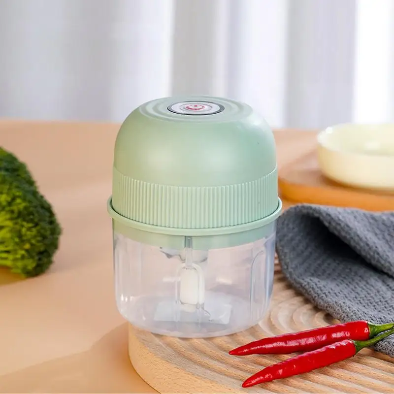 มินิกระเทียม Chopper แบบพกพา Mini Veggie Chopper ผัก Chopper อาหารเครื่องปั่นเครื่องมือห้องครัวสําหรับผัก