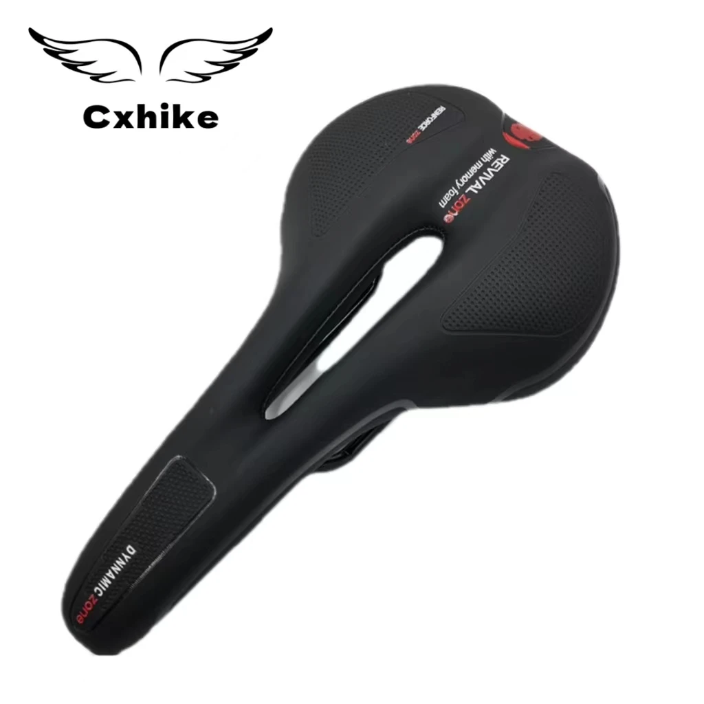 Bicycle seat cushion mountain bike seat cushion shock absorber seat cushion thickened hollow out