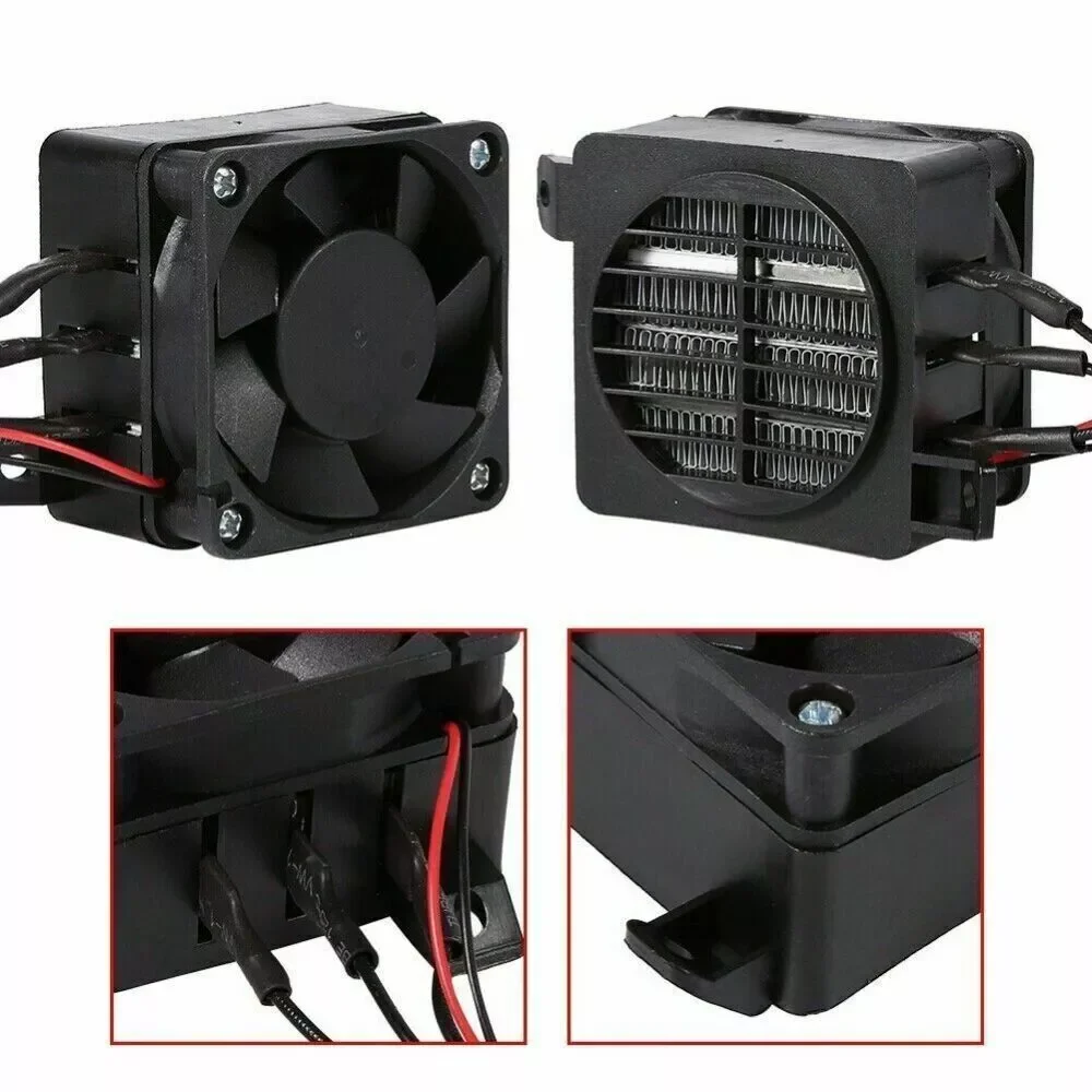 12V 100W Car Air Heater With Fan Insulator PTC Ceramic Heating Element Heating Fan Winter Car Interior Heating Accessories