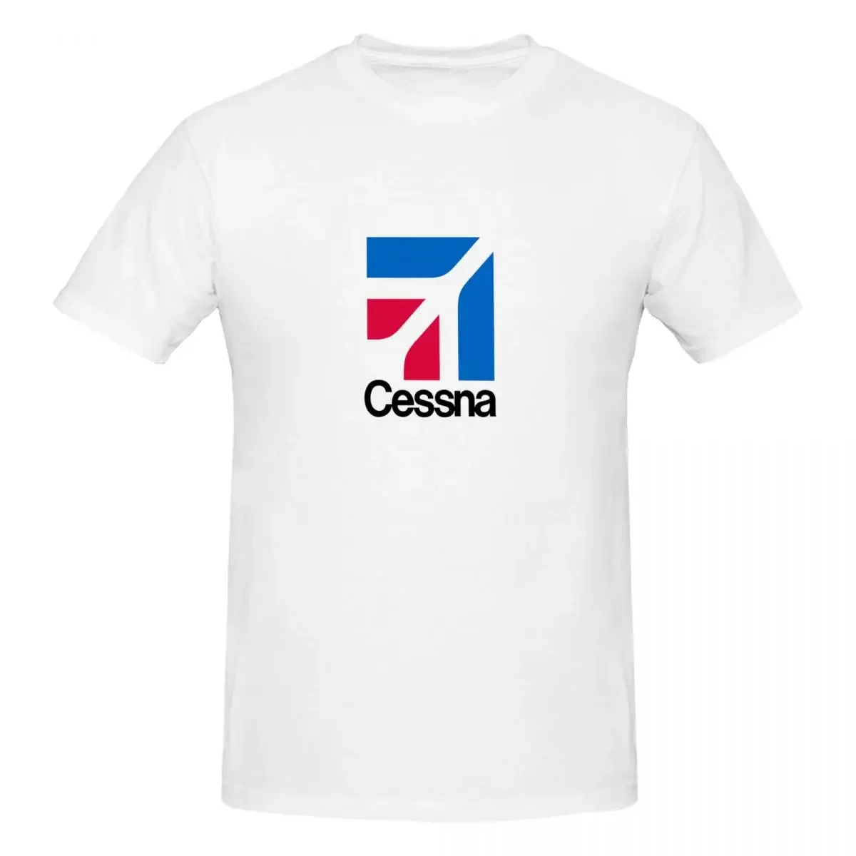 Cessna Logo 100% Cotton T-shirt Men's Fashion T Shirts Men crew Neck Short Sleeve S-6XL