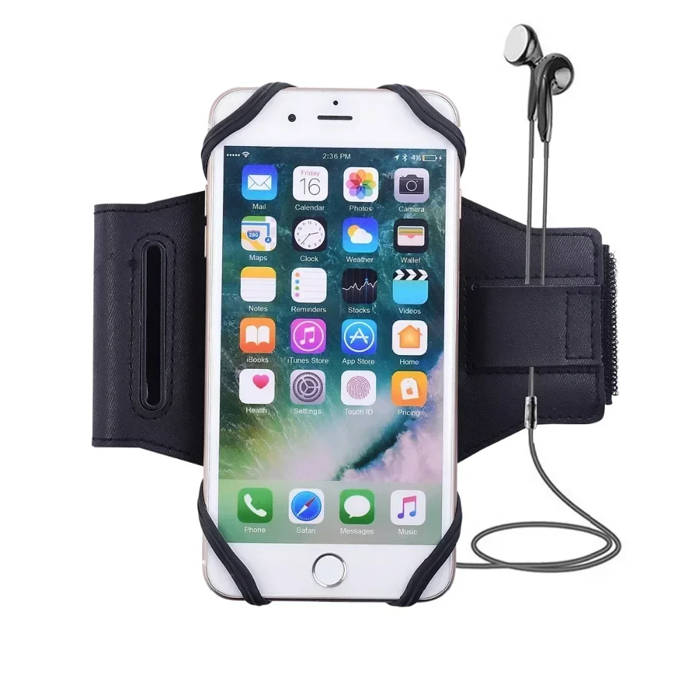 Funda con brazalete deportivo para correr, funda con soporte para teléfono para Huawei P70 P60 P50 PRO Mate 70 60 para Iphone Xiaomi para Samsung Universal