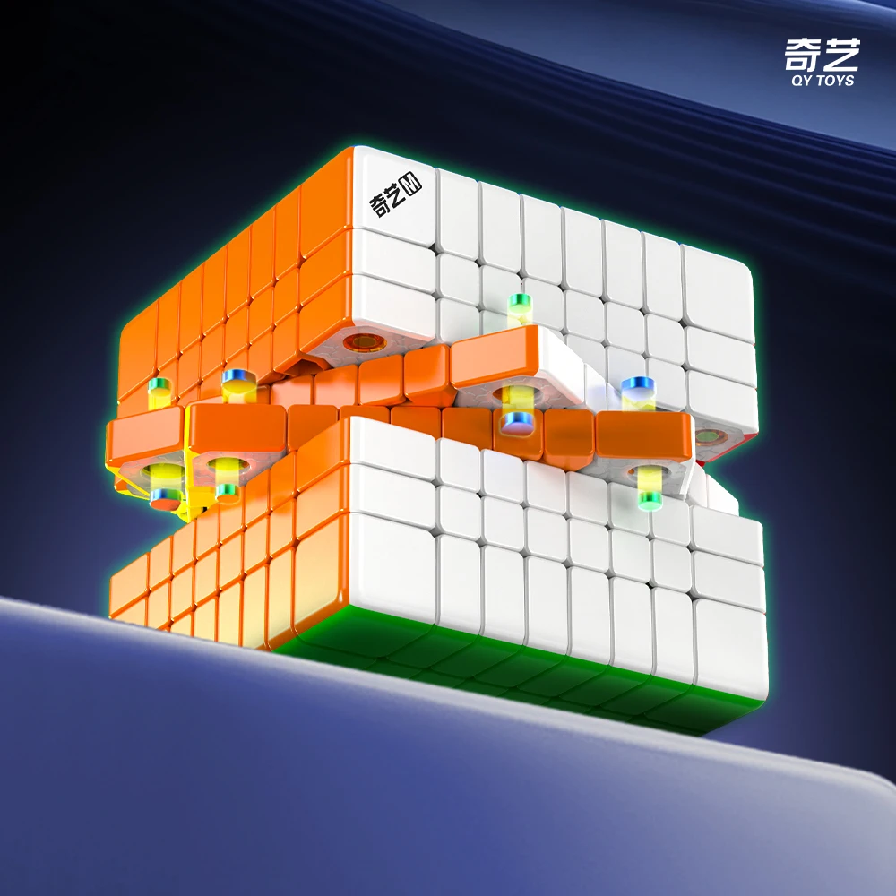Qiyi magnético 8x8 cubo eje núcleo magnético de alta gama magnético 8x8x8 cubo de carreras juguete de rompecabezas especial