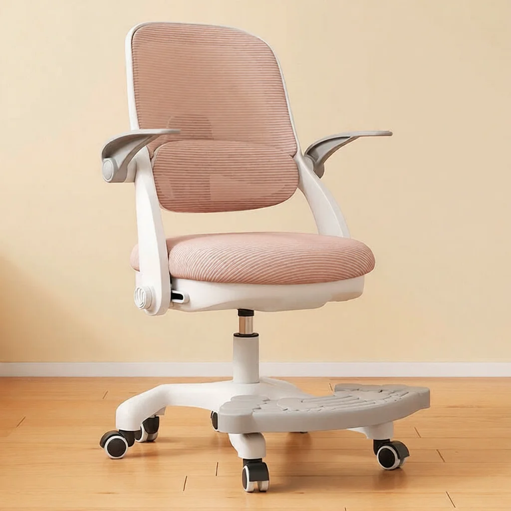 #Modern Design Executive & Kids Study Chair Comfortable Double Back with Plastic Material for Office Living Room