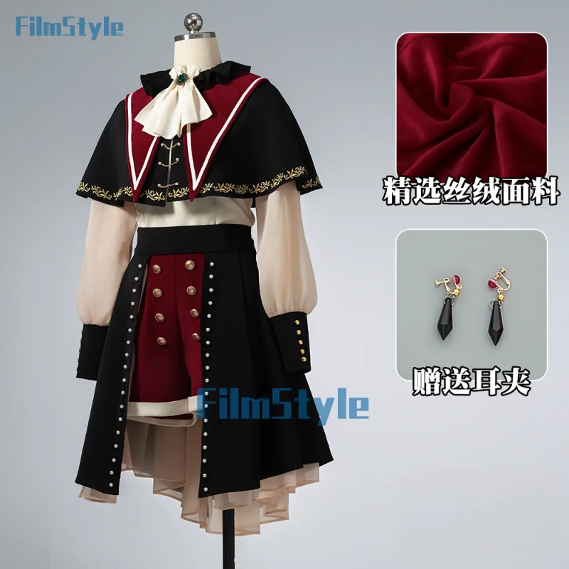 

BanG Dream Ave Mujica Wakaba Mutsumi Cosplay Costume Uniform Halloween Carnival Party Christmas Play Role Clothes Clothing