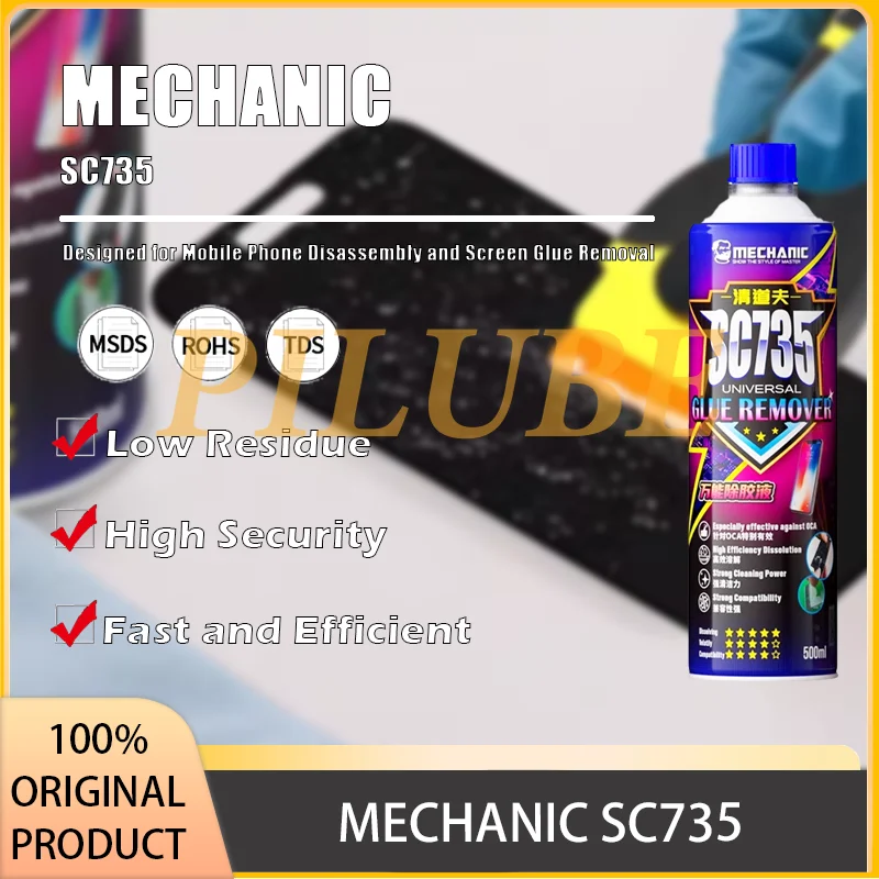 MECHANIC SC735 Screen Glue Removal Solution for Mobile Device Disassembly and Screen Cleaning Original Product