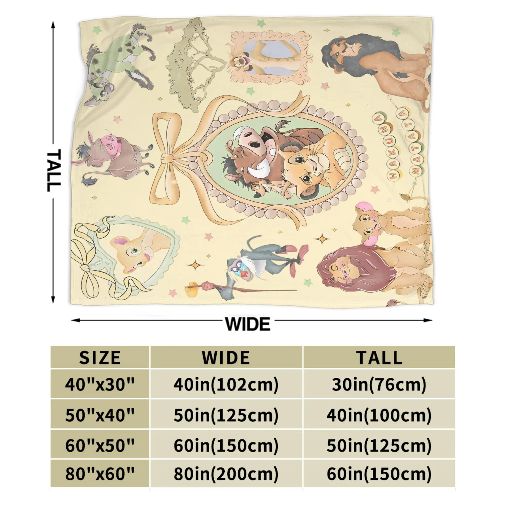الرجعية الانحناء هاكونا ماتاتا الأسد الملك سيمبا بطانية الفانيلا سوبر لينة رمي البطانيات لسيارة أريكة الأريكة السرير البساط