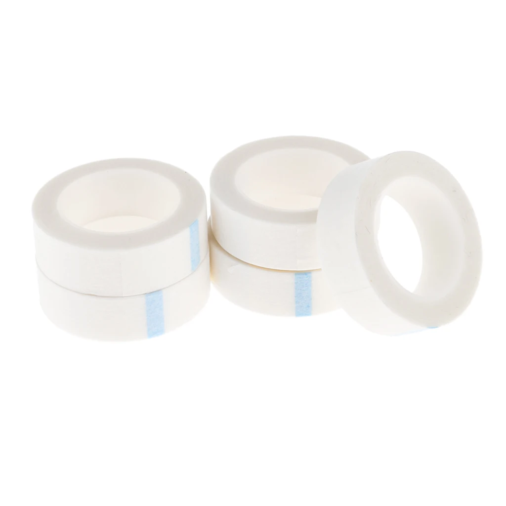 5x cinta de pestañas no tejida gasa debajo de parches oculares para pestañas