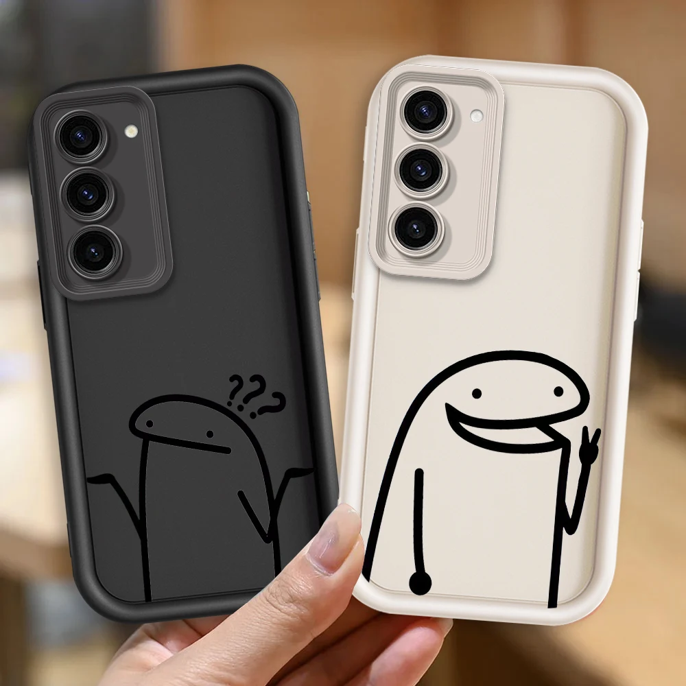 

Cartoon Fashion Cute Funny For Samsung Note 20 S24 S23 S22 S21 S20 Ultra Plus FE A25 A23 A22 A15 A31 5G Eye Ladder Soft