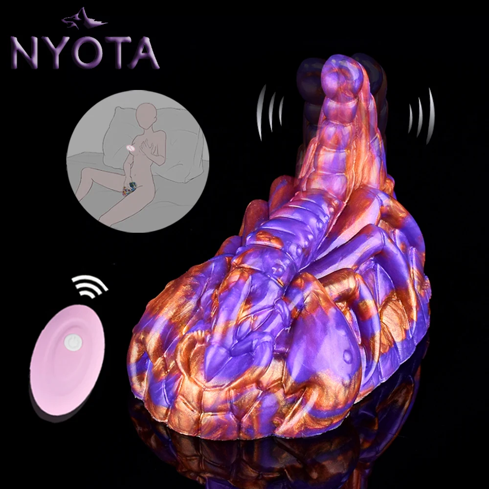 

NYOTA Scorpion Grinders Silicone Sex Toy For Women Men Wireless Vibration Female Masturbation Clitoral Massage Foreplay Products