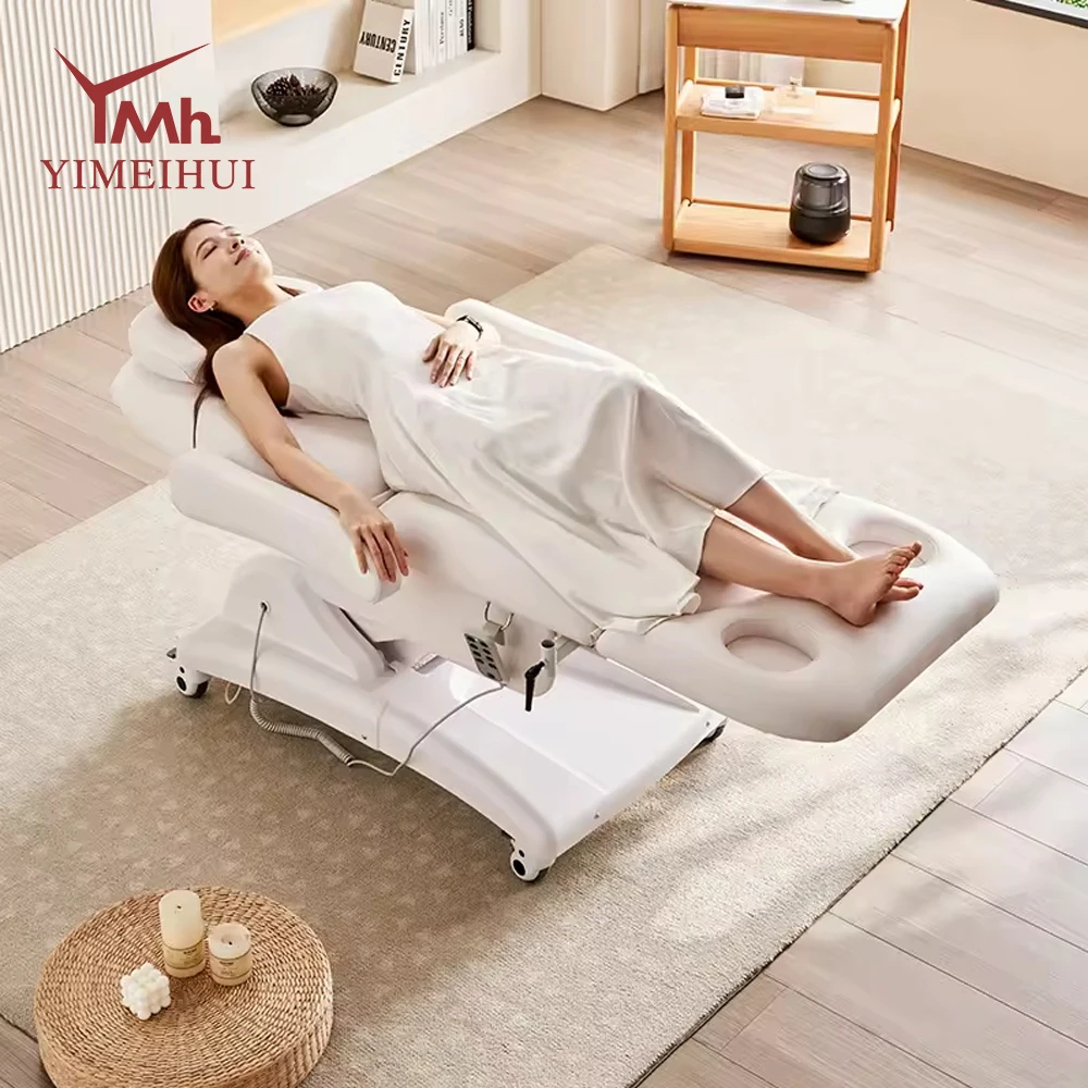 ذكي التحكم عن بعد تدليك كهربائي 3 محركات طاولة فحص أمراض النساء الكهربائية #2