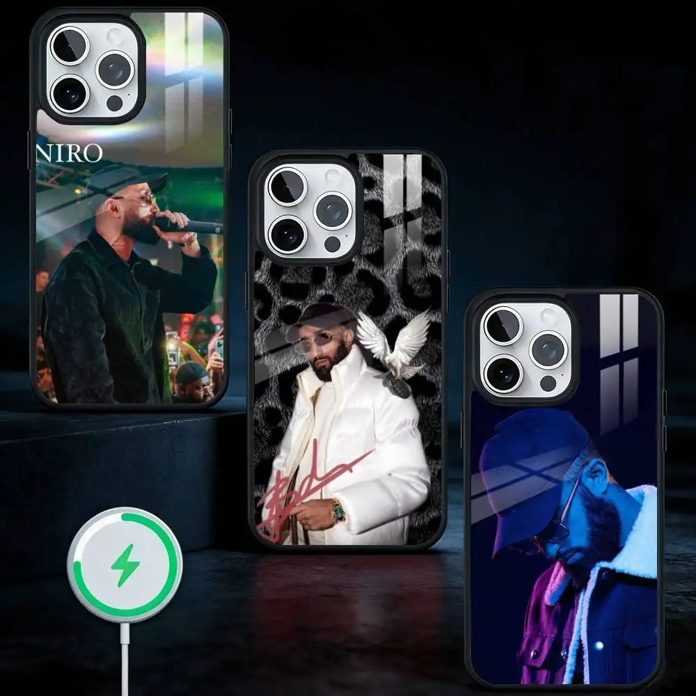 

Rapper N-Niro Ox7 Phone Case For iPhone17,16,15,14,13 Plus,Pro Max Magnetic For Magsafe Wireless Charging