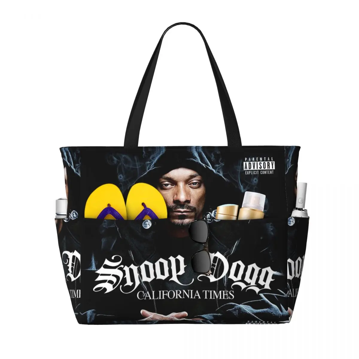 

Snoop Dogg Beach Tote Bag Sport Gym Yoga Duffle Large Tote Bag Women Travel Bag Fitness bag