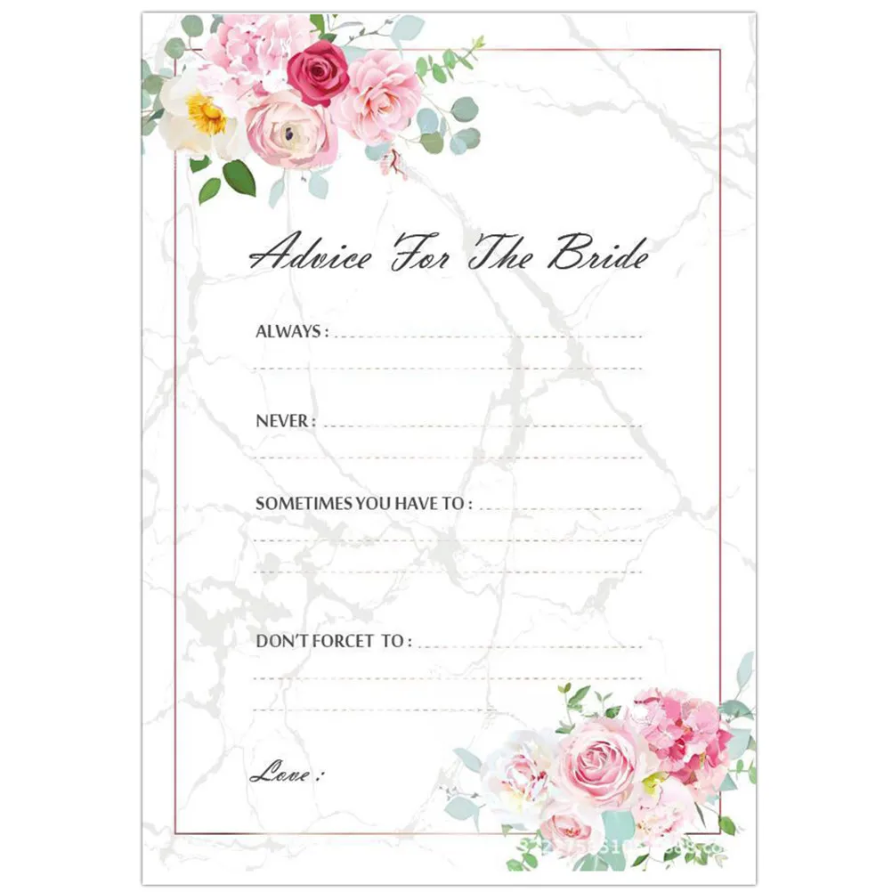 48 cartes de défis pour enterrement de vie de jeune fille, fournitures de décoration de mariage, activités de fiançailles, pour couple et invités.