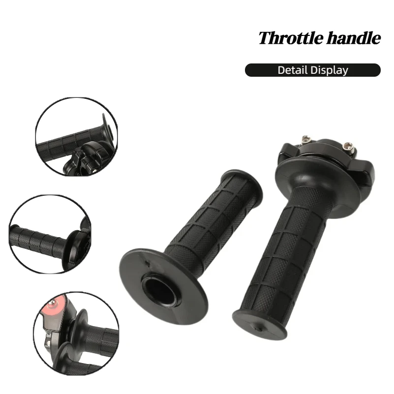 

Universal Motorbike Accessories Handle Bar Handle Grips and Cable Set 7/8" 22mm Motorcycle Grip Throttle Accelerator