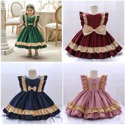 Children's Clothes Princess Dresses Lolita Style Spanish Puffy Girls Dress Party Bridesmaid Fancy Occasions Clothing for Kids