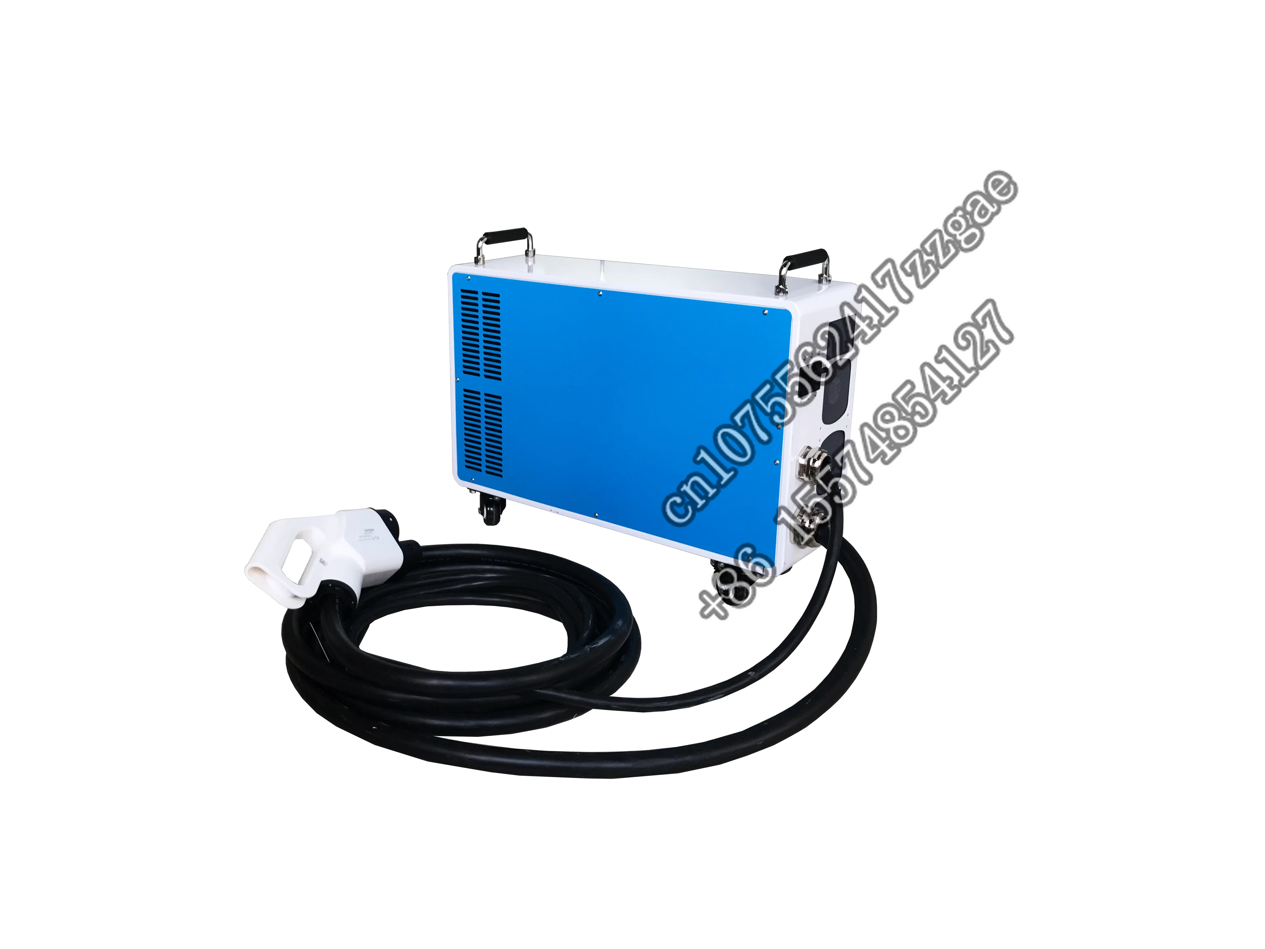 Max Power Factory Portable DC Charger CE Approval Rapid DC Electric Vehicles Charger CCS 40KW 120A Movable DC Charger With Wheel