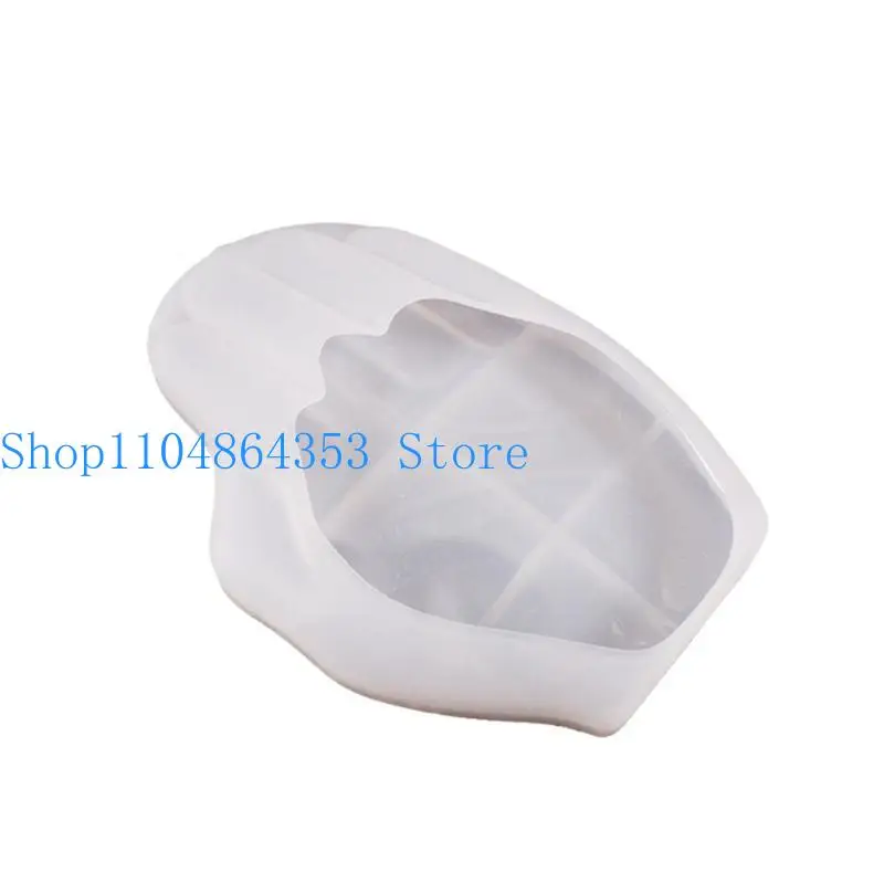 

652F силиконовая форма для ног/рук, форма для лотка для ювелирных изделий, мыльница, эпоксидная смола, силиконовая форма, для