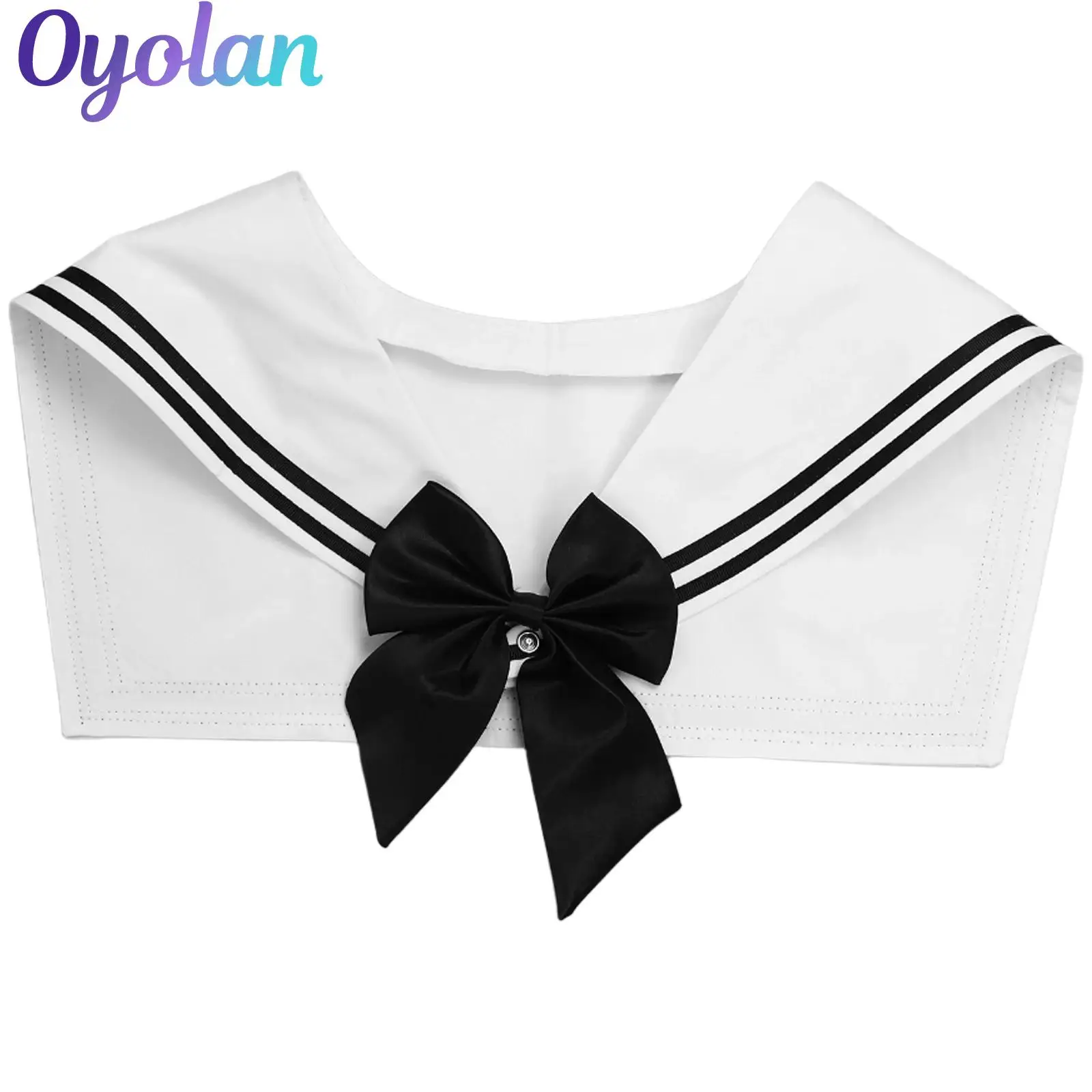 

1Pc Sailor Fake Collars Scarf for Women Top Fake Collar Necklaces Shawl wraps Match Sweater Shirt Dresst False Tie Neckwear