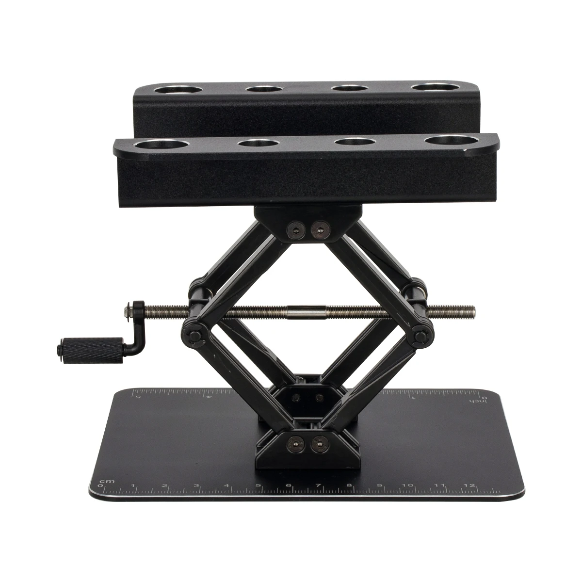 Stasiun Perbaikan Mobil RC Aloi Aluminium Dudukan Kerja Platform Perakitan Tinggi Dapat Disesuaikan untuk 1/10 1/8 TRX4 Redcat Axial Arrma Kraton