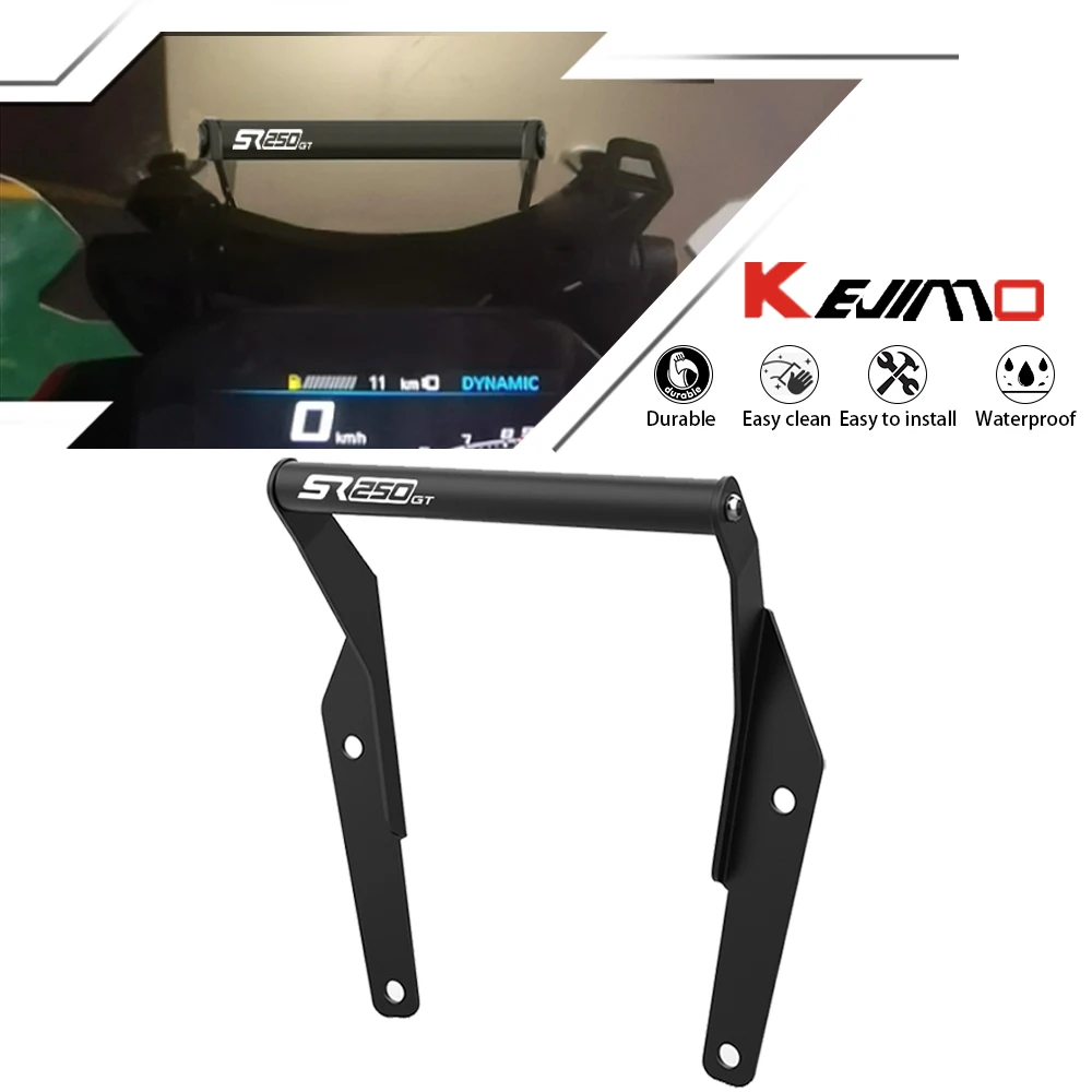 

Motorcycle Parts For VOGE 250 SR250GT GPS Mobile Phone Navigation Bracket SR 250 GT 250GT 2024 2025 2026 GPS Mounting Bracket