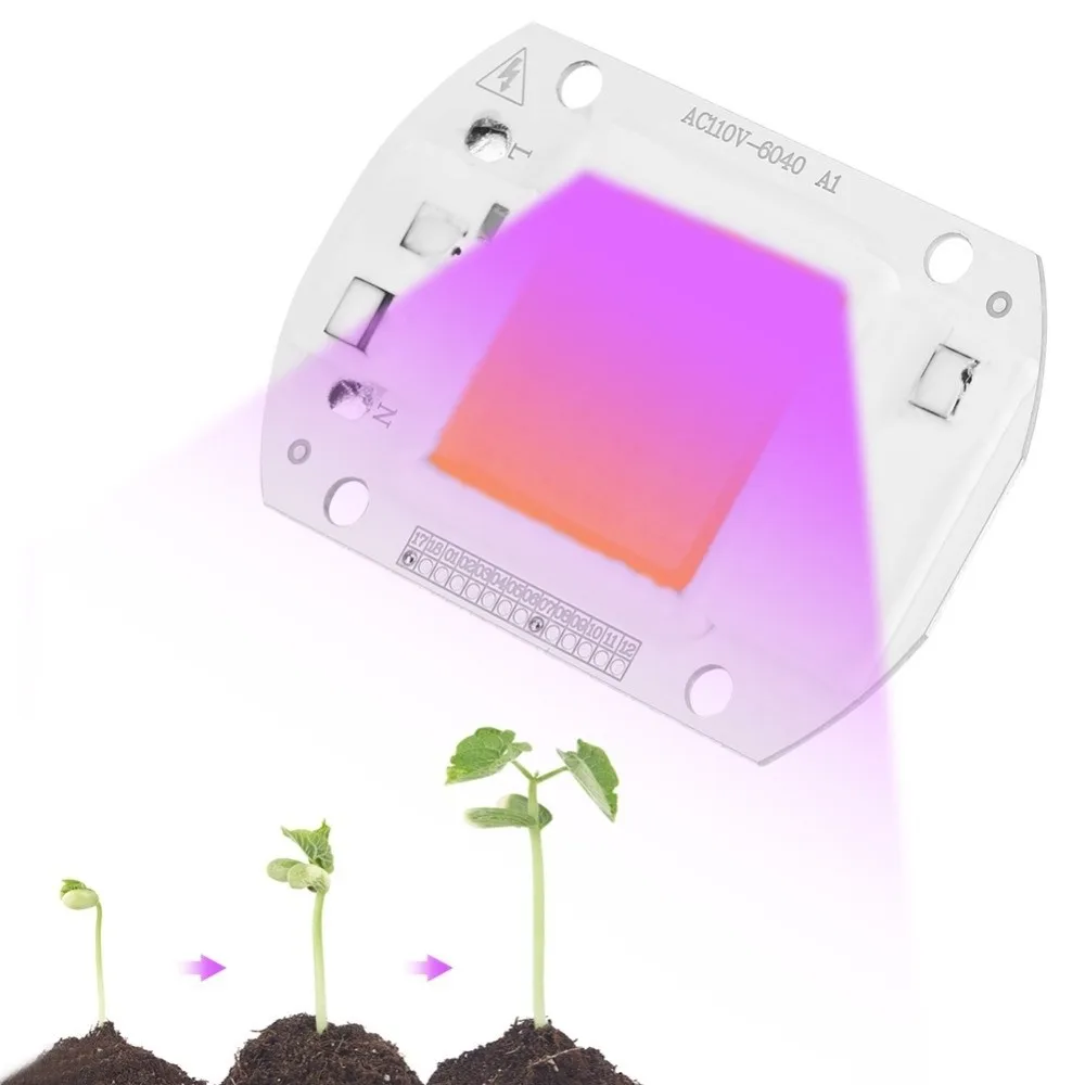 

Aluminum COB LED Grow Light Energy Saving Long Lifespan 50000hrs Full Spectrum Grow Light 120 Degree Beam Angle 110V