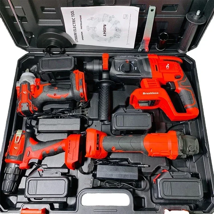 High Performance Cordless Drills for  18V 1.5Ah Cordless Drill Cordless Screwdriver Drill Lithium Battery Power Tools Kit