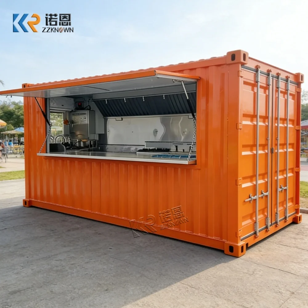 Customized Outdoor Kitchen Restaurants Bars Best Selling Containers Coffee Shops Food Kiosks Low Cost Prefabricated Containers