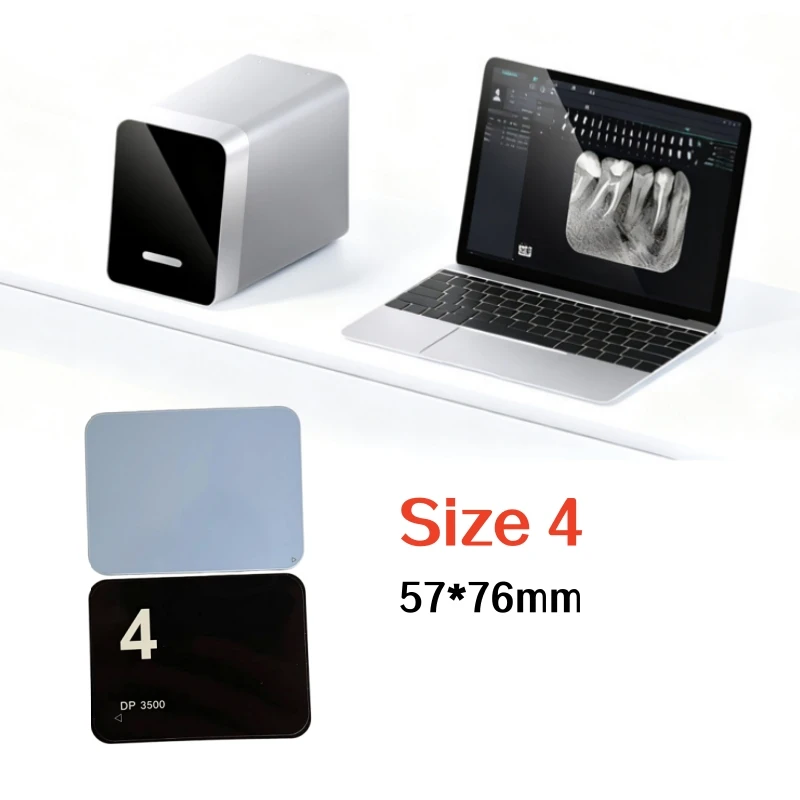 

1 шт./упаковка, Сканерная пластина для стоматологической визуализации, 4 дюйма # Фосфорная пластина PSP IP для медицинских рентгеновских сканеров, стоматологическая, медицинского класса