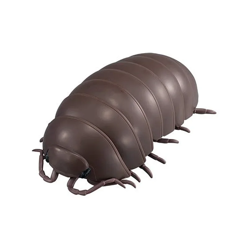 Bandai Genuine Gashapon Toys Giant Insect Pillworm Pillbug Ladybug Giant Isopod Joints Movable Simulation Model Ornaments Charms