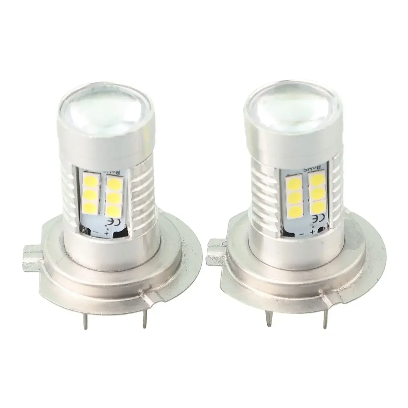 2pcs H7 LED Car Headlight Bulb Kit High/Low Beam Super Bright 6000K White Accessories Waterproof, Fast Thermal Diffusion