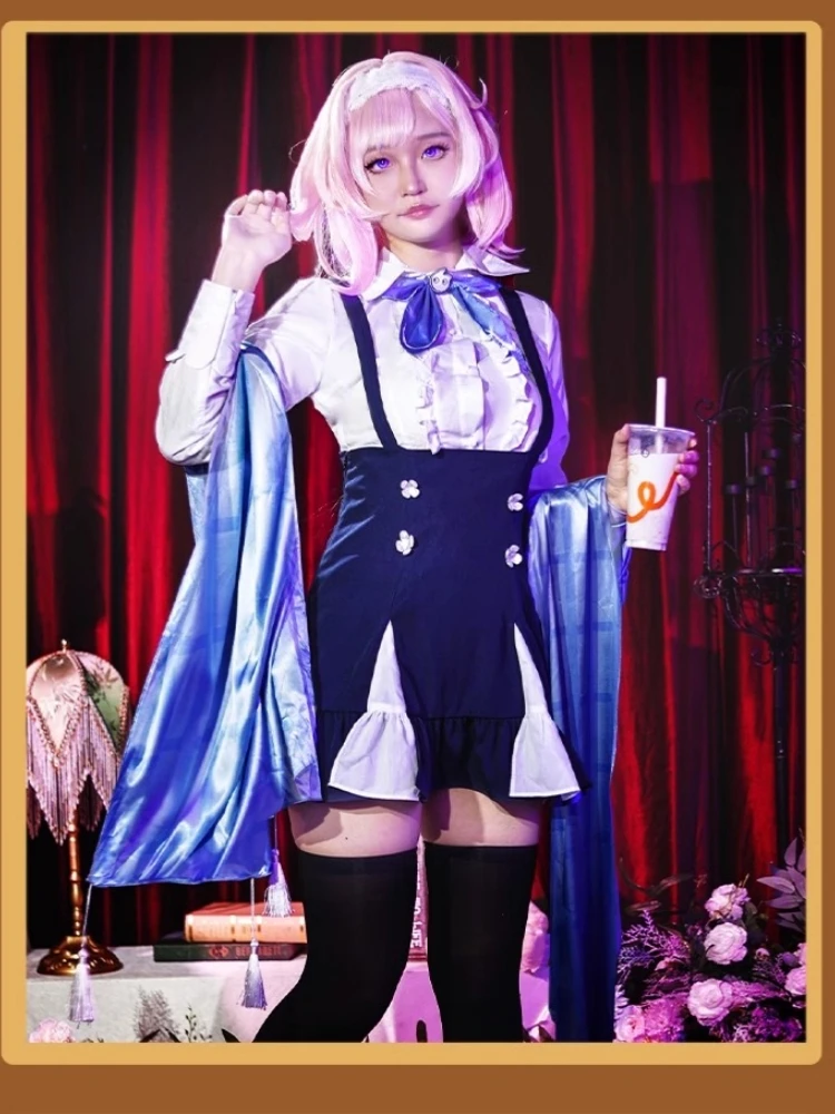 

Game Honkai Impact 3rd Elysia Cosplay Costume Anime Women Fashion Overall Dress Role Play Clothing Carnival Daily Suit Pre-sale