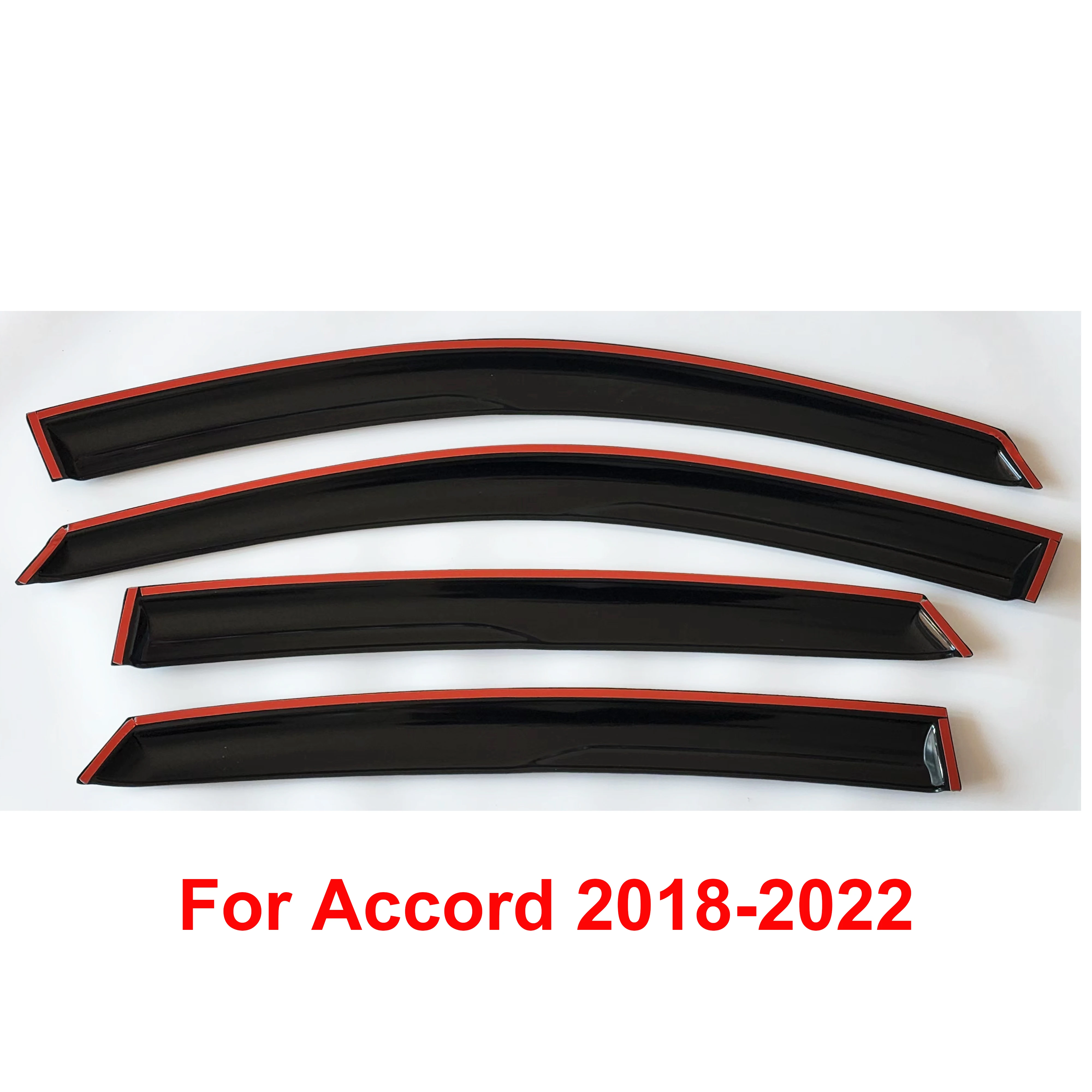 حاجب النافذة لهوندا أكورد 2018-2022 |   4 قطع من عاكس الرياح لحارس المطر |   ملحق درع الطقس للسيارة