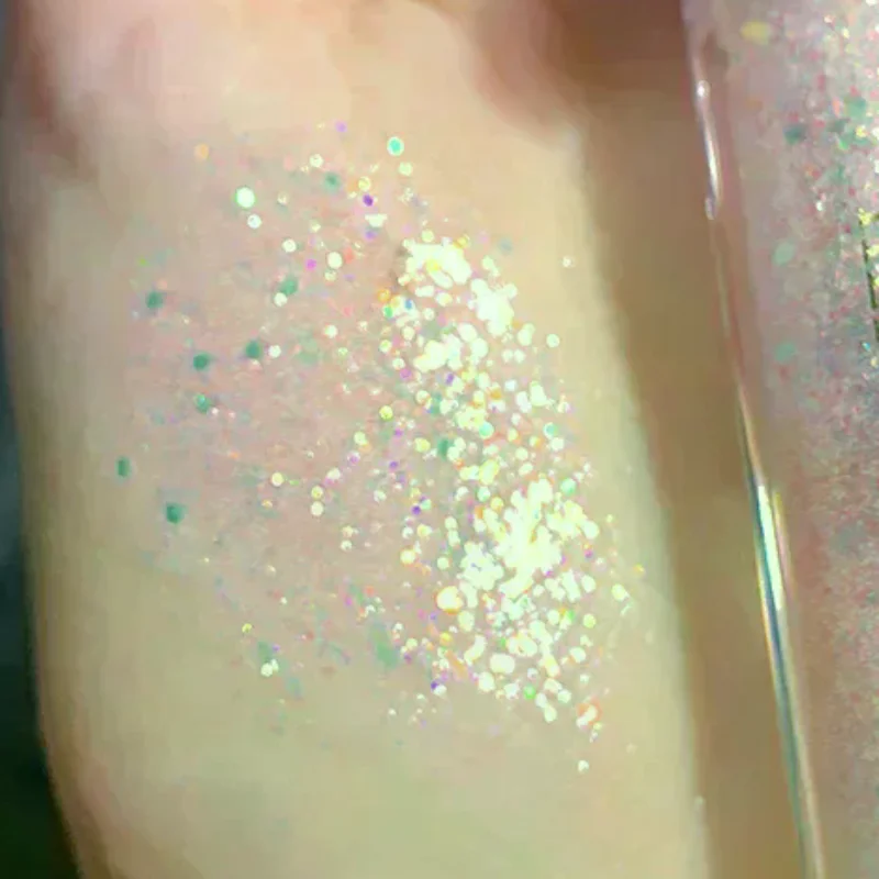 HERORANGE Illuminante Liquido Glitterato, Ombretto e Eyeliner, Resistente all'Acqua, Brillante e Luminoso, Matita per Occhi Effetto Seta, Strumento di Bellezza