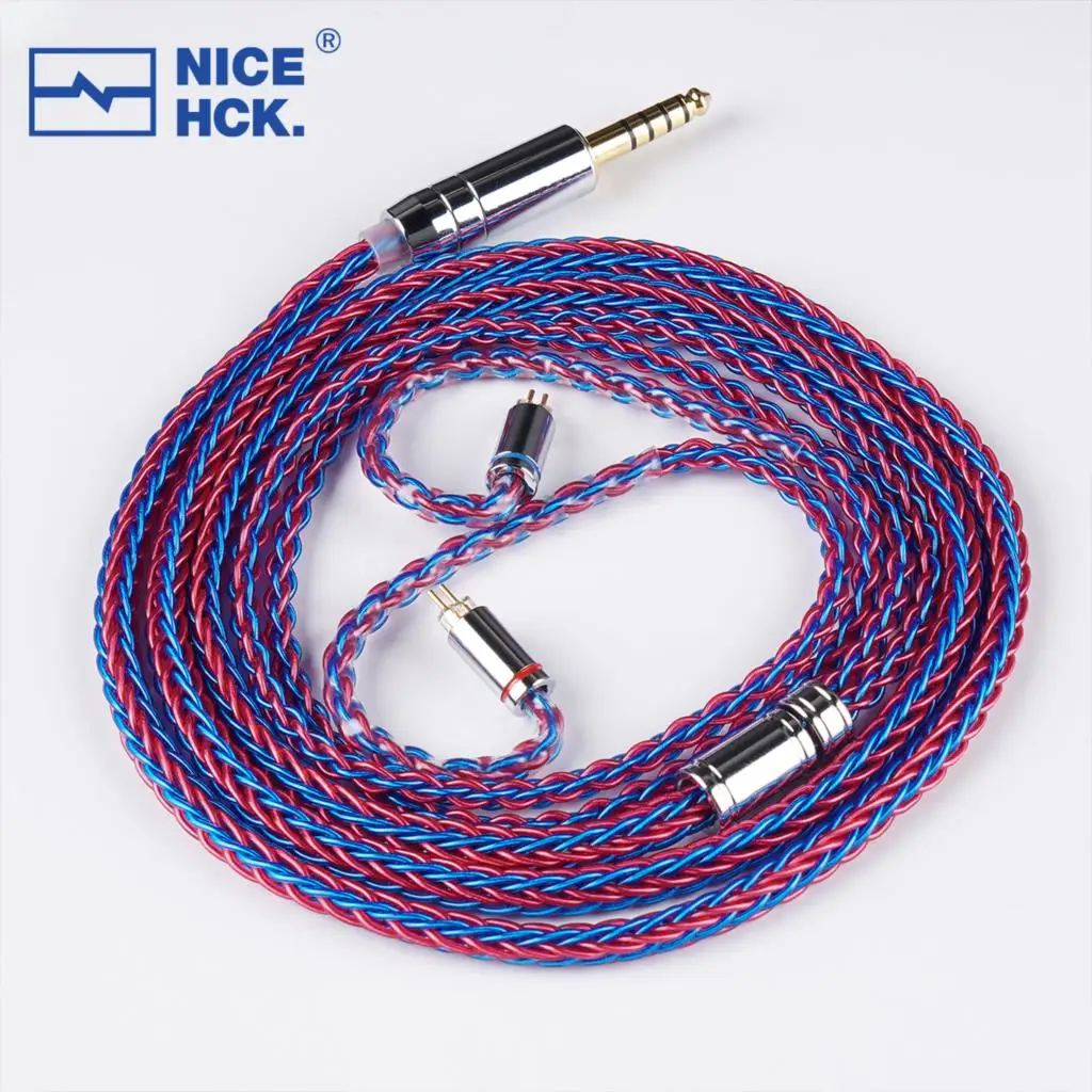 NiceHCK SweetLife Cable 12 Strands 6N Silver Plated OCC HIFI Audio Wire 3.5/2.5/4.4 MMCX/2Pin/QDC for Fudu FH11 Zero ZSN Cadenza