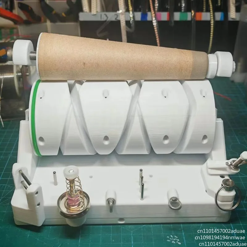 Mini Desktop Electric Yarn Winder with Timer And Overheat Protection Foldable Design for Ply Twisting & Bobbin Winding