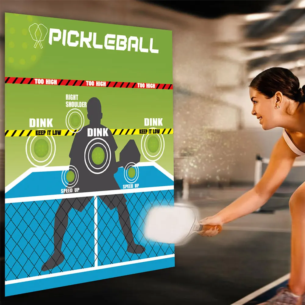 Pickleball Practice Board Pickleball Rebounder Training Aid Bouncing Training Aid for Outdoor & Indoor Court Use