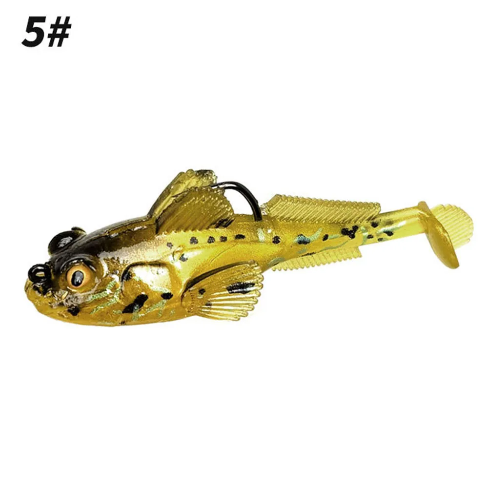 6 stücke Angeln Locken 7,5 cm 18g Grundel Köder Jig Wurm Wobbler Silikon Weichen Köder für Hecht Bass Shad swimbait Pesca – Detail 12