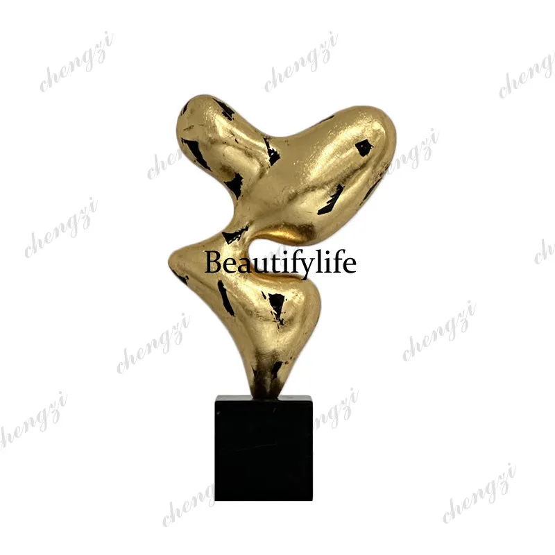 Simple modern geometric creative still life sculpture ornament model room living room bedroom study TV cabinet