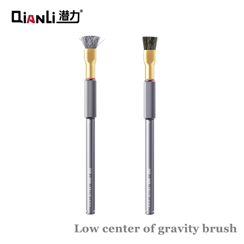 Qianli 012 Low Gravity  Clean Steel Brush Heat Resistance Fur Brush for Electronics PCB Board Glue Tin Cleaning