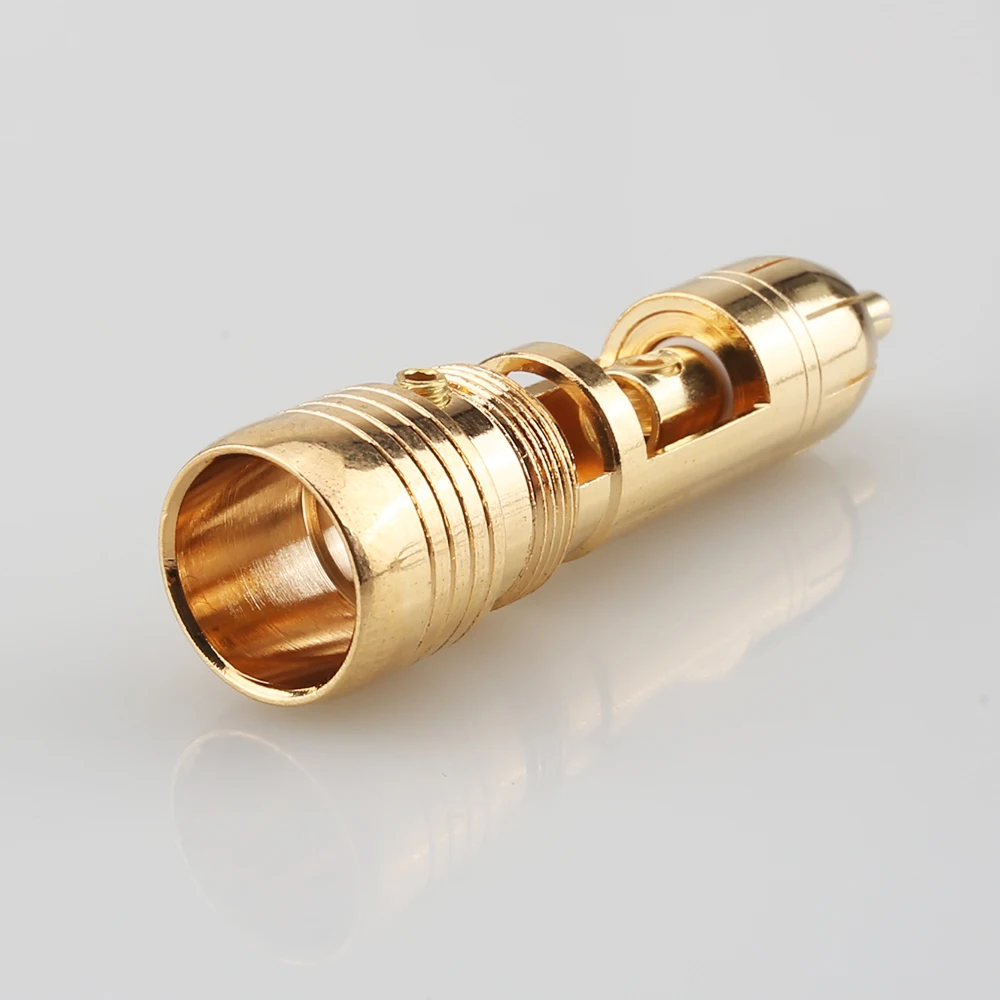 Ortofon Brass Gold Plated RCA Connector Plug for Audio Interconnect Cable Connector Plug