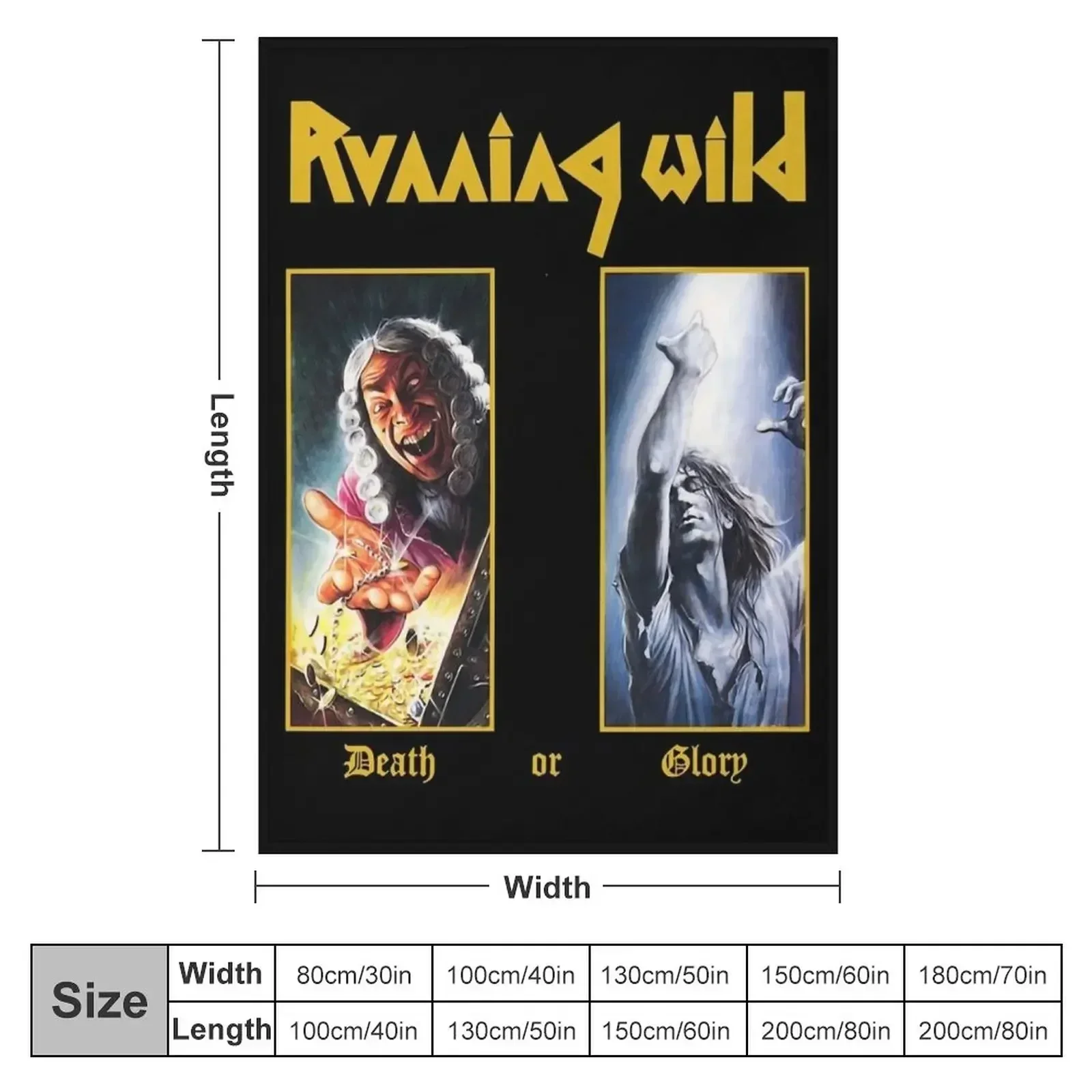 New Running Wild Classic T-Shirt Throw Blanket couch cozy soft plush fuzzy picnic outdoor blanket