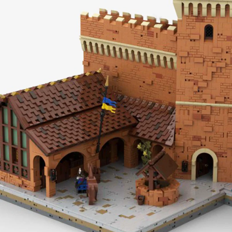 12729pcs MOC City Walls Extension Castleed Model Bouwstenen Architectuur Speelgoed Creatief Idee Baksteen Kerstcadeaus Verjaardag