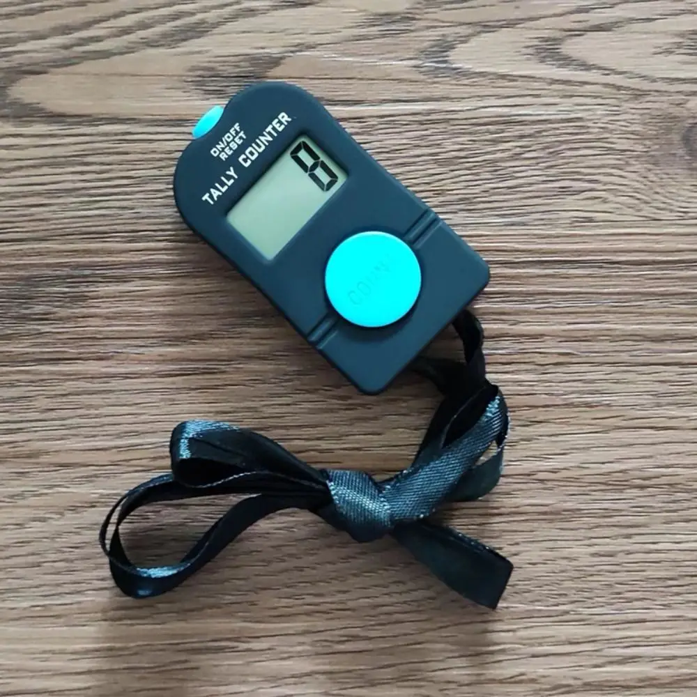 4-digit Digital Electronic Counter Hand Held 9999 Digital Pedometer Sports Button Cell Hand Tally Counter Walking