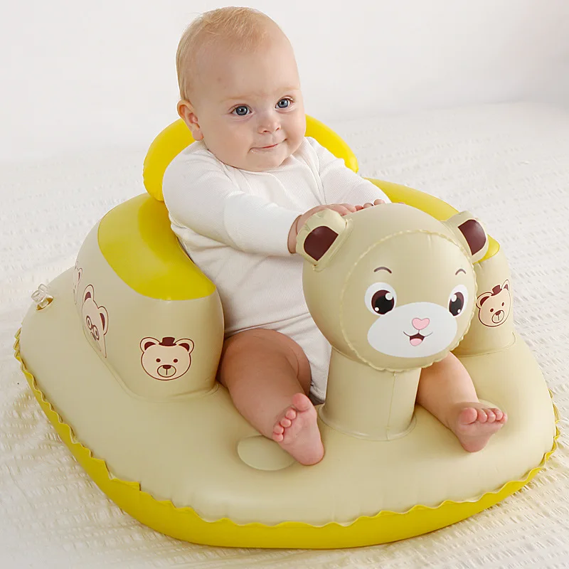 Silla de comedor para bebés y niños, sofá inflable, aprender a sentarse en la silla para aprender a sentarse, artefacto multifuncional