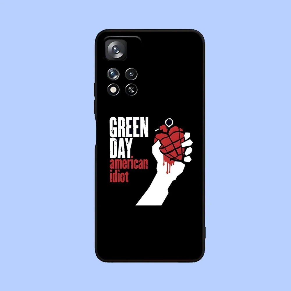 Band G-Green D-Day Punk Billie Joe Phone Case For Samsung Galaxy A13,A21s,A22,A31,A32,A52,A53,A71,A80,A91 Soft Black Cover