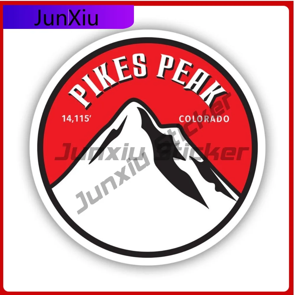 

Pikes Peak Sticker Creative Decals 14115 Ft Feet Pike Peaks Colorado Co Auto Decor Car Sticker Vinyl Decal Waterproof Durable
